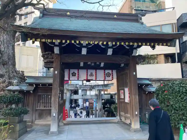 櫛田神社の山門・神門