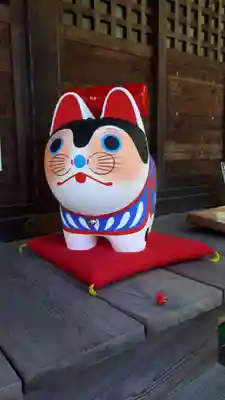 滑川神社 - 仕事と子どもの守り神の狛犬