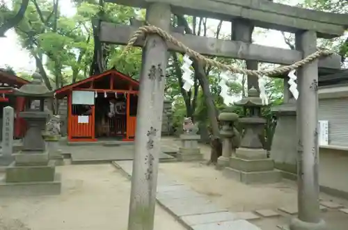 難波大社　生國魂神社の鳥居