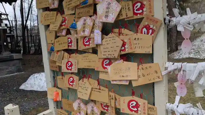 上川神社頓宮の絵馬