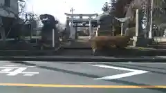 川田神社の鳥居