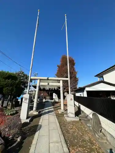 神明神社の鳥居