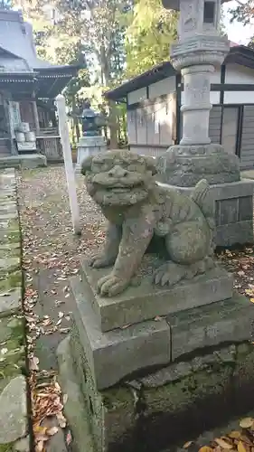 月山神社の狛犬