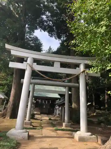 弓田香取神社の鳥居