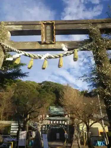 大津諏訪神社の鳥居