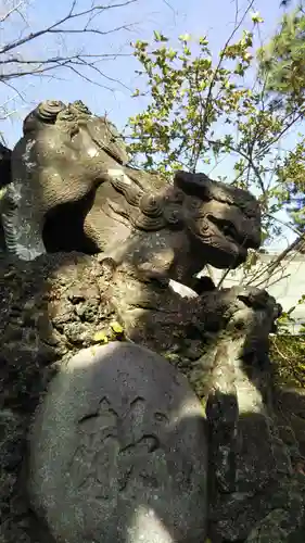 意富比神社の狛犬