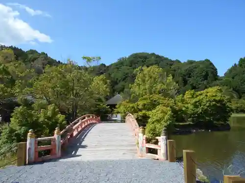 白水阿弥陀堂の庭園