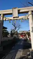 多摩川諏訪神社の鳥居