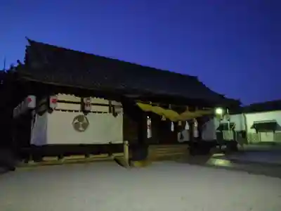 阿智神社の本殿・本堂