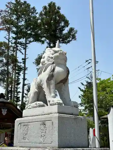 西根神社の狛犬