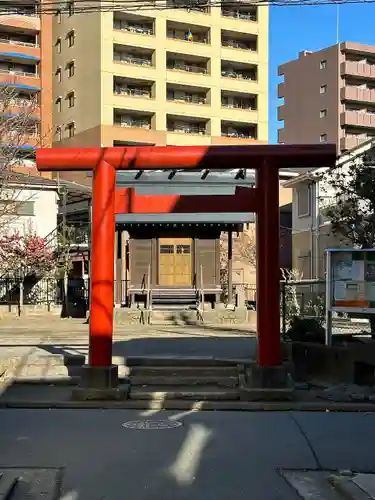 生麦神明社の鳥居