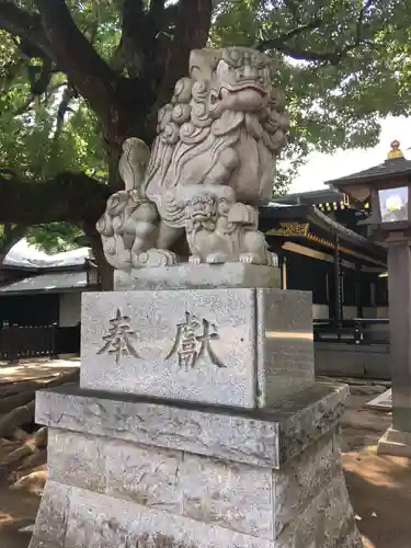 穴八幡宮の狛犬