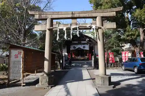 稲毛神社の鳥居