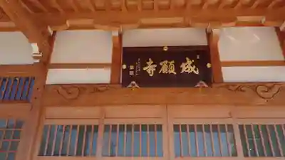 成願寺の本殿・本堂