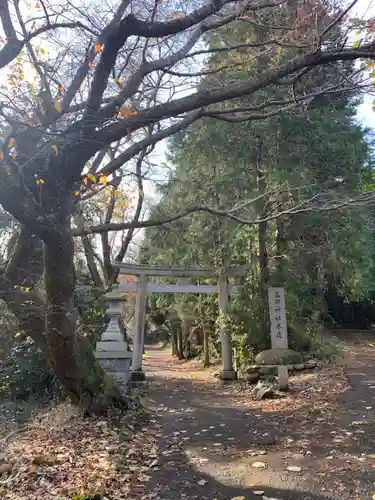 玉田神社の鳥居