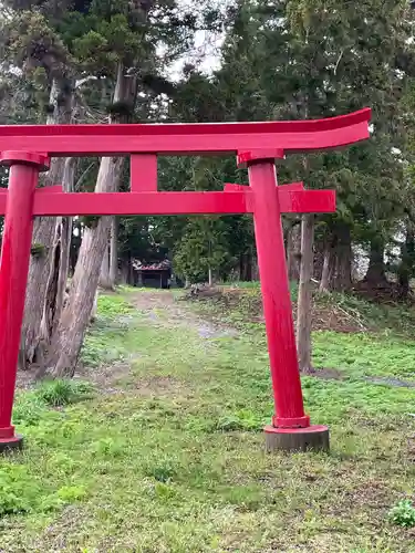 文月稲荷神社の鳥居