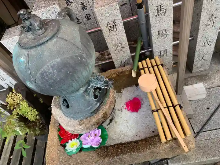 露天神社(お初天神)の手水舎
