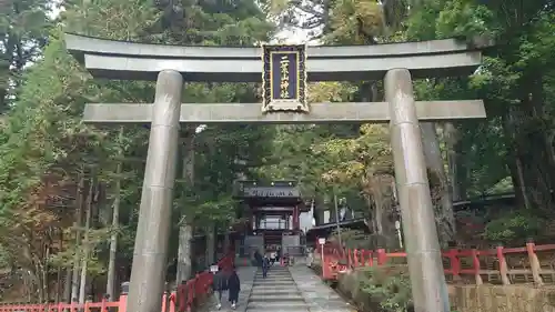 日光二荒山神社の鳥居