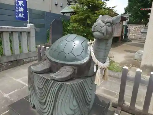 亀有香取神社の狛犬