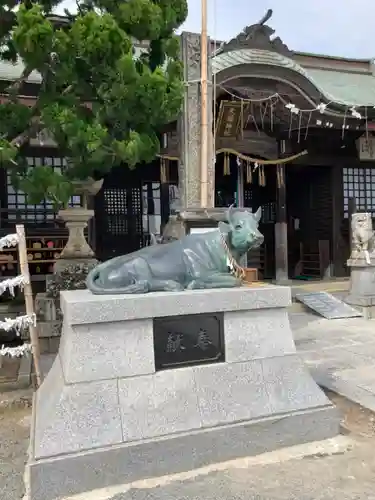 天満神社の像