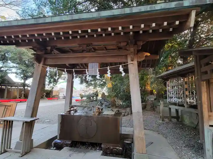 川越氷川神社の手水舎