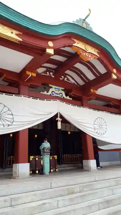 日枝神社の本殿・本堂