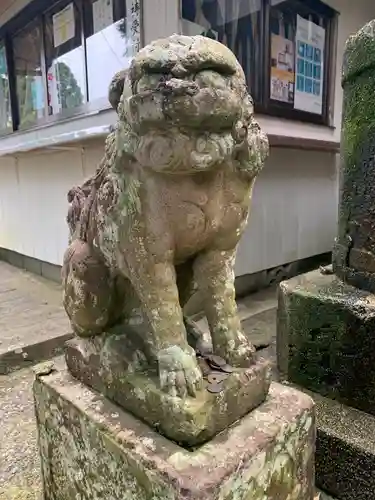 田間神社の狛犬