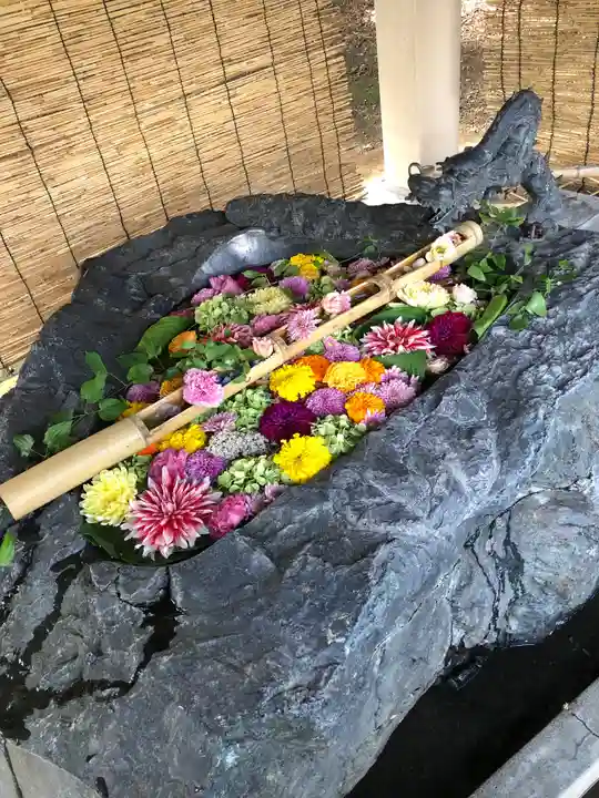 厚別神社の手水舎