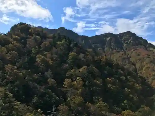 石鎚神社頂上社の景色