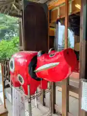 朝日森天満宮の狛犬