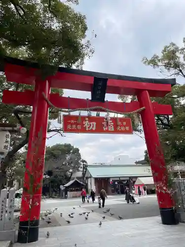 開口神社の鳥居