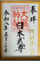 大鷲神社(稲毛神社境内社)の御朱印