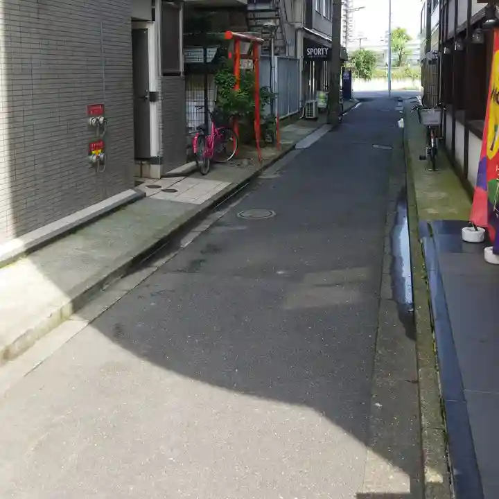 川上稲荷神社の周辺