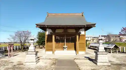 真木八幡香取両神社の本殿