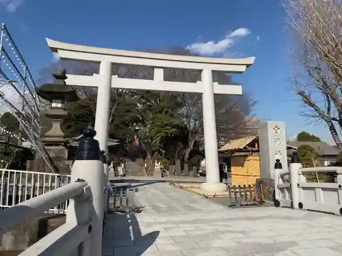 白旗神社の鳥居