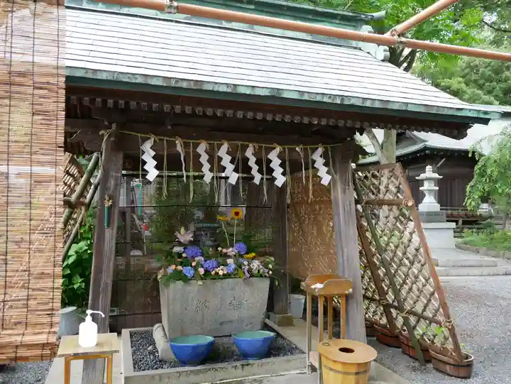 國魂神社の手水舎