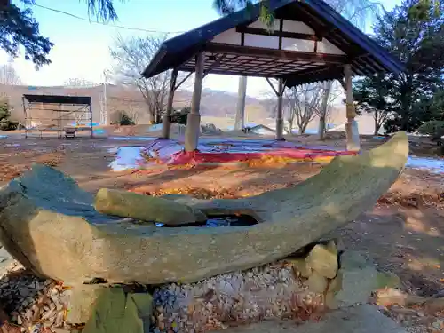 巻堀神社の手水