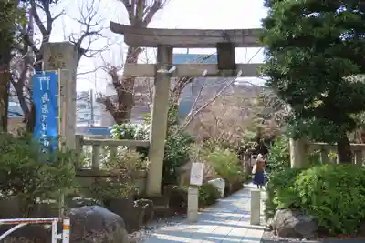 鳩森八幡神社の鳥居