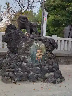 胡録神社の狛犬