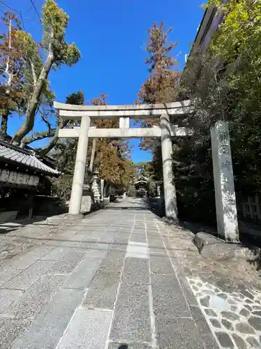 岡崎神社の鳥居