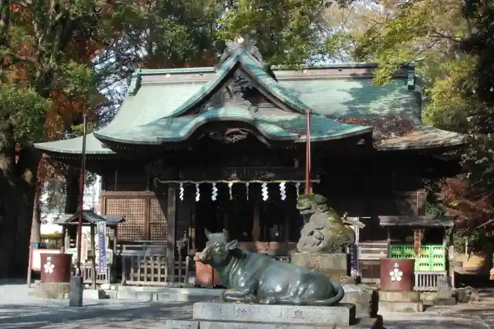 谷保天満宮の本殿・本堂