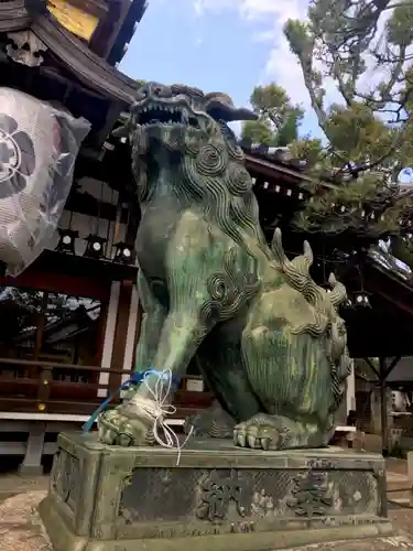 杭全神社の狛犬