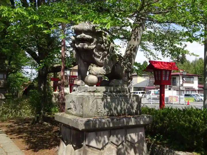 神炊館神社 ⁂奥州須賀川総鎮守⁂の狛犬