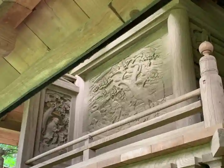 八幡神社の芸術