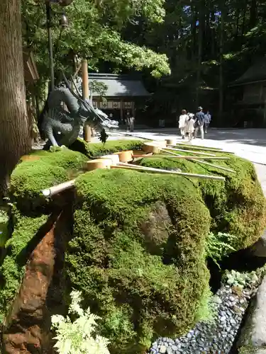 諏訪大社の手水舎