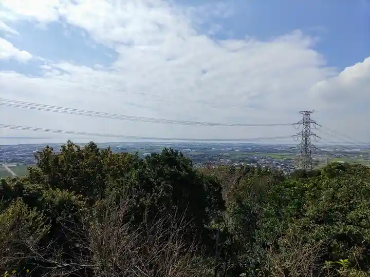 白山神社の景色