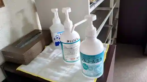 密厳寺の感染症対策