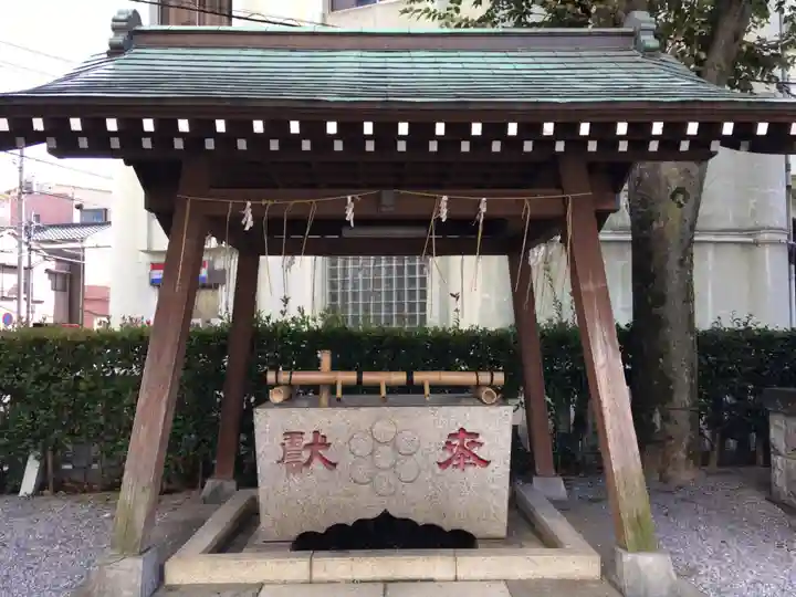 長浦神社の手水舎