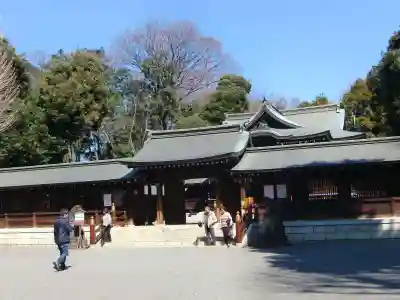 井草八幡宮の山門・神門