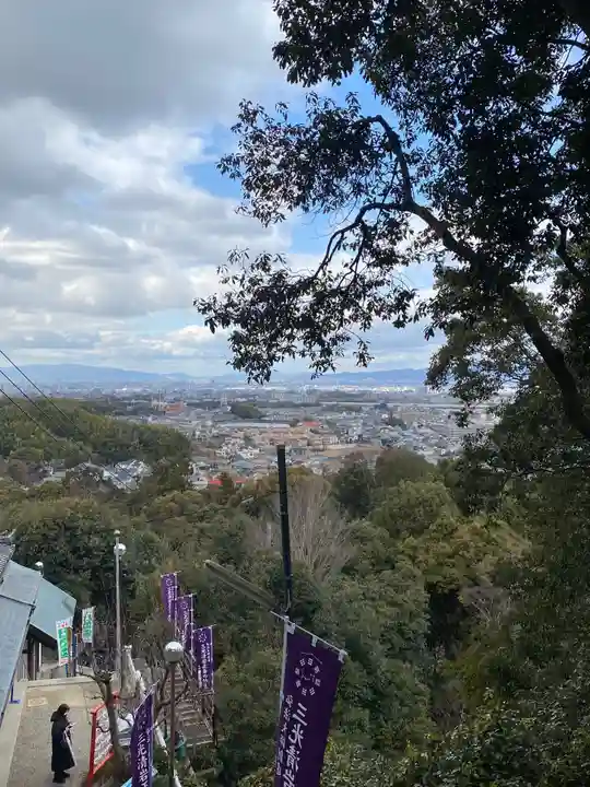 星田妙見宮の景色